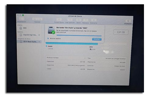 formatear el mac utilidad discos